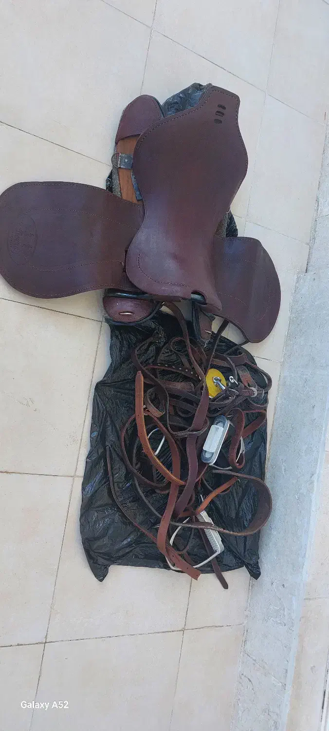 زین اسب با کلیه لوازم|اسب و تجهیزات اسب‌سواری|سیرجان, |دیوار