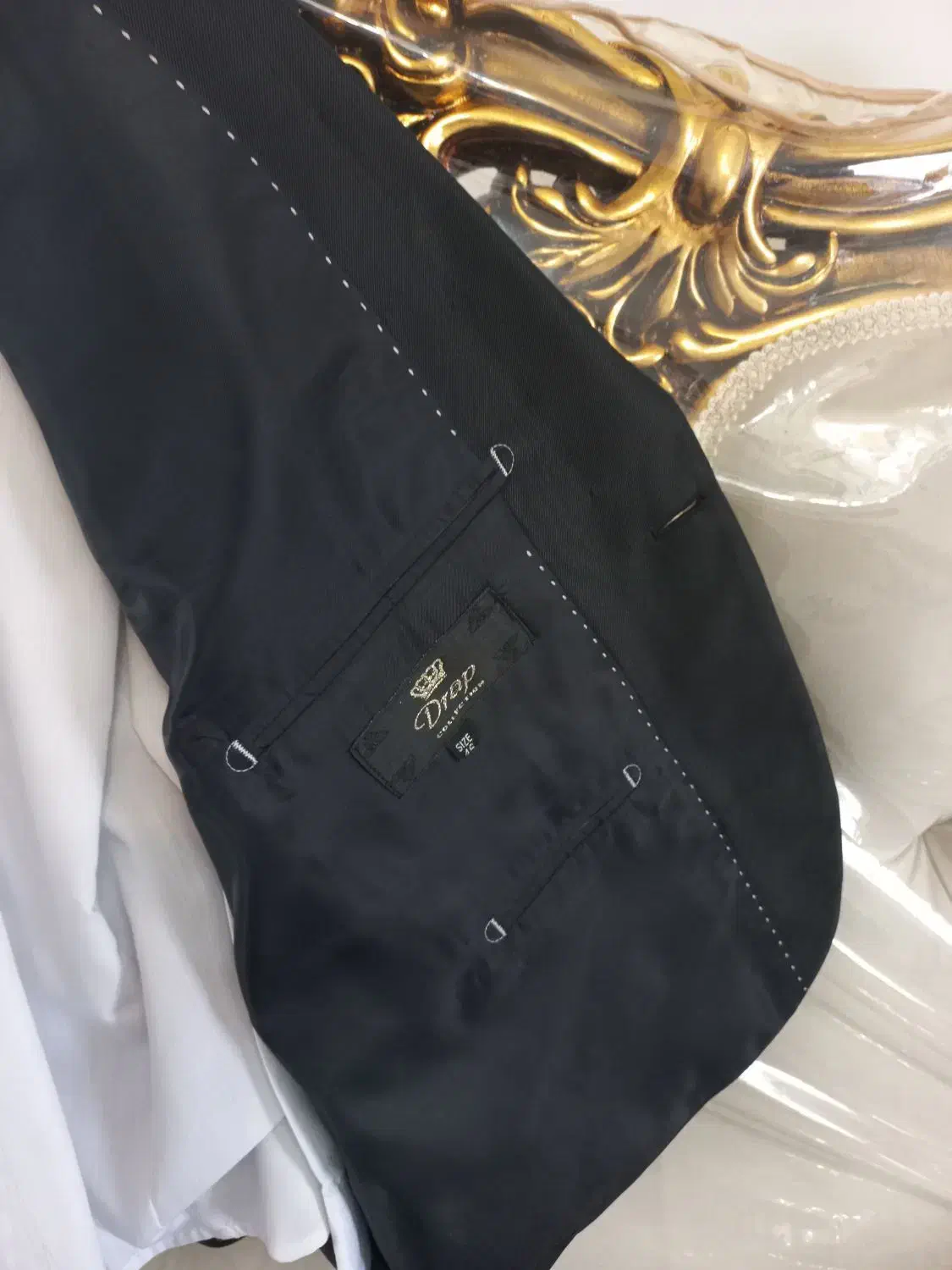 پرده حریر۶مترونیم در۲مترو۳۰نو اسفاده نشده۴میلیون|لباس|سنگر, |دیوار