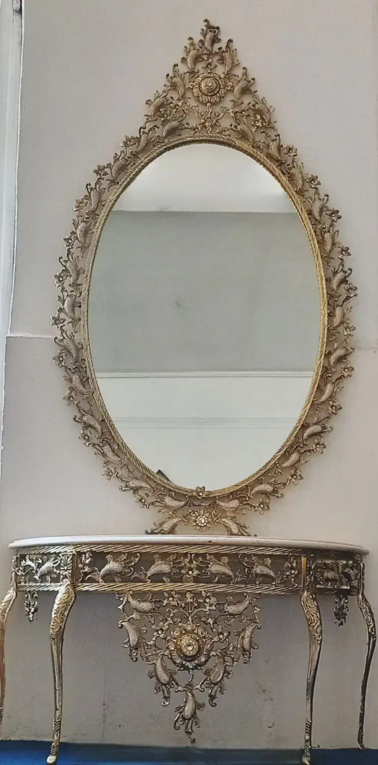 اینه کنسول برنز|بوفه، ویترین، کنسول|دورود, |دیوار