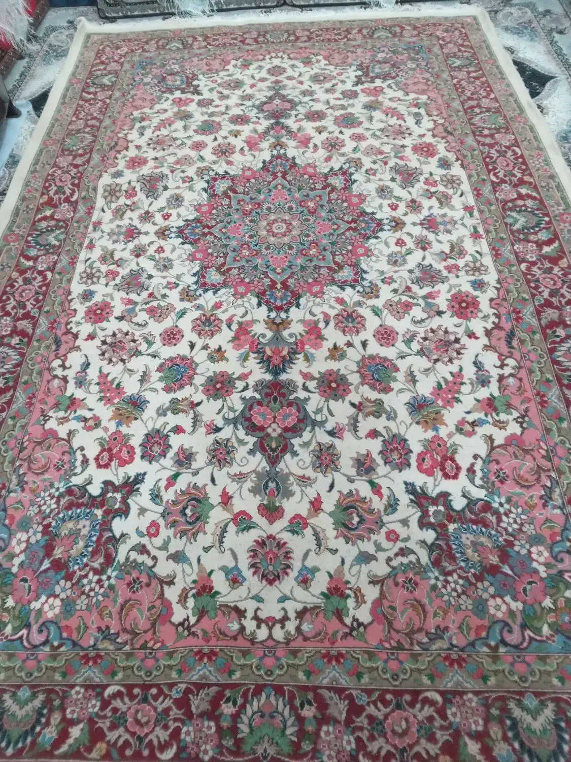 فرش ۶متری دست بافت|فرش|کبودرآهنگ, |دیوار