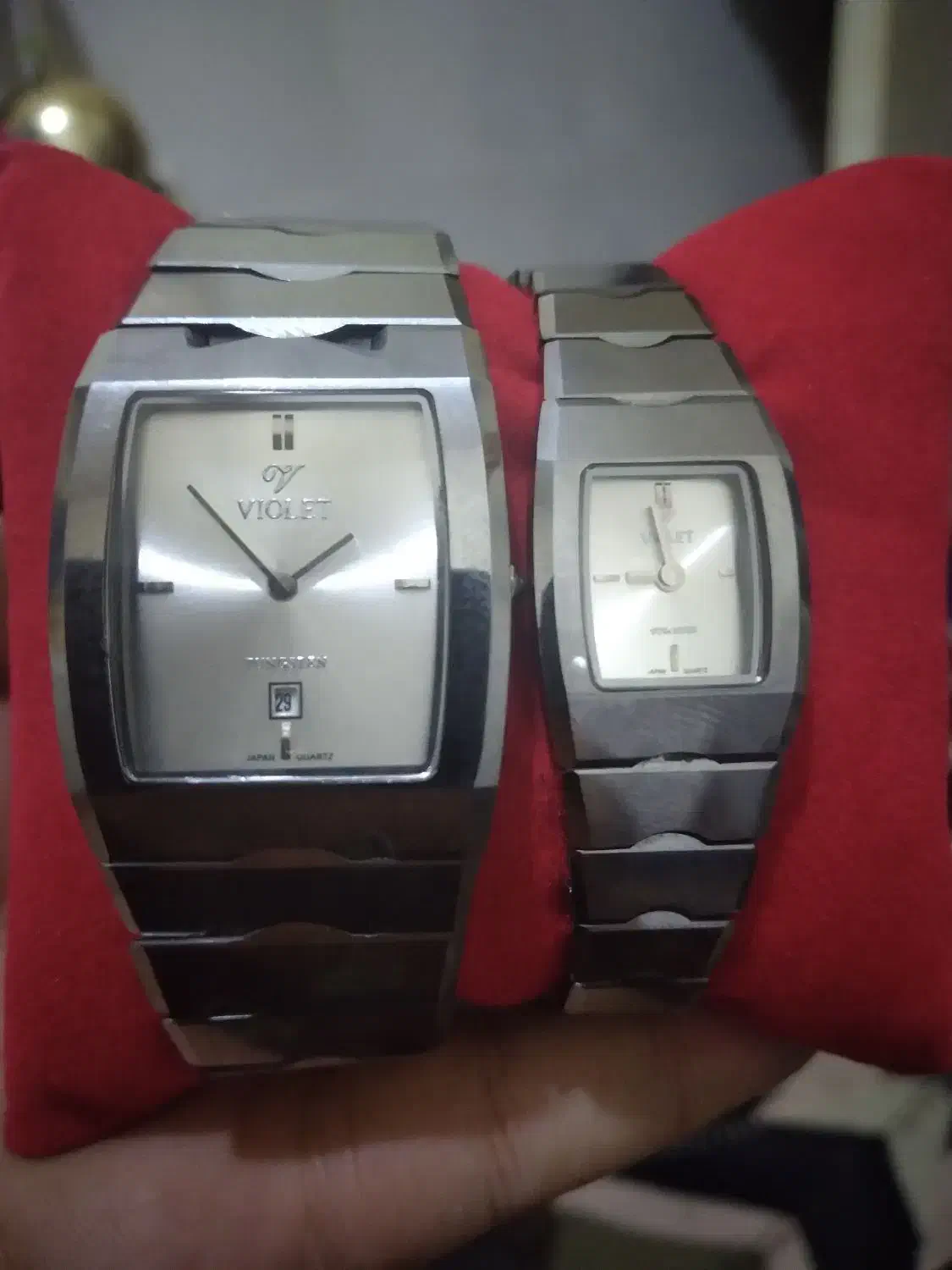 دو عدد ساعت ویولت اصل ژاپن اکبند.|ساعت|محمدیه-قزوین, |دیوار