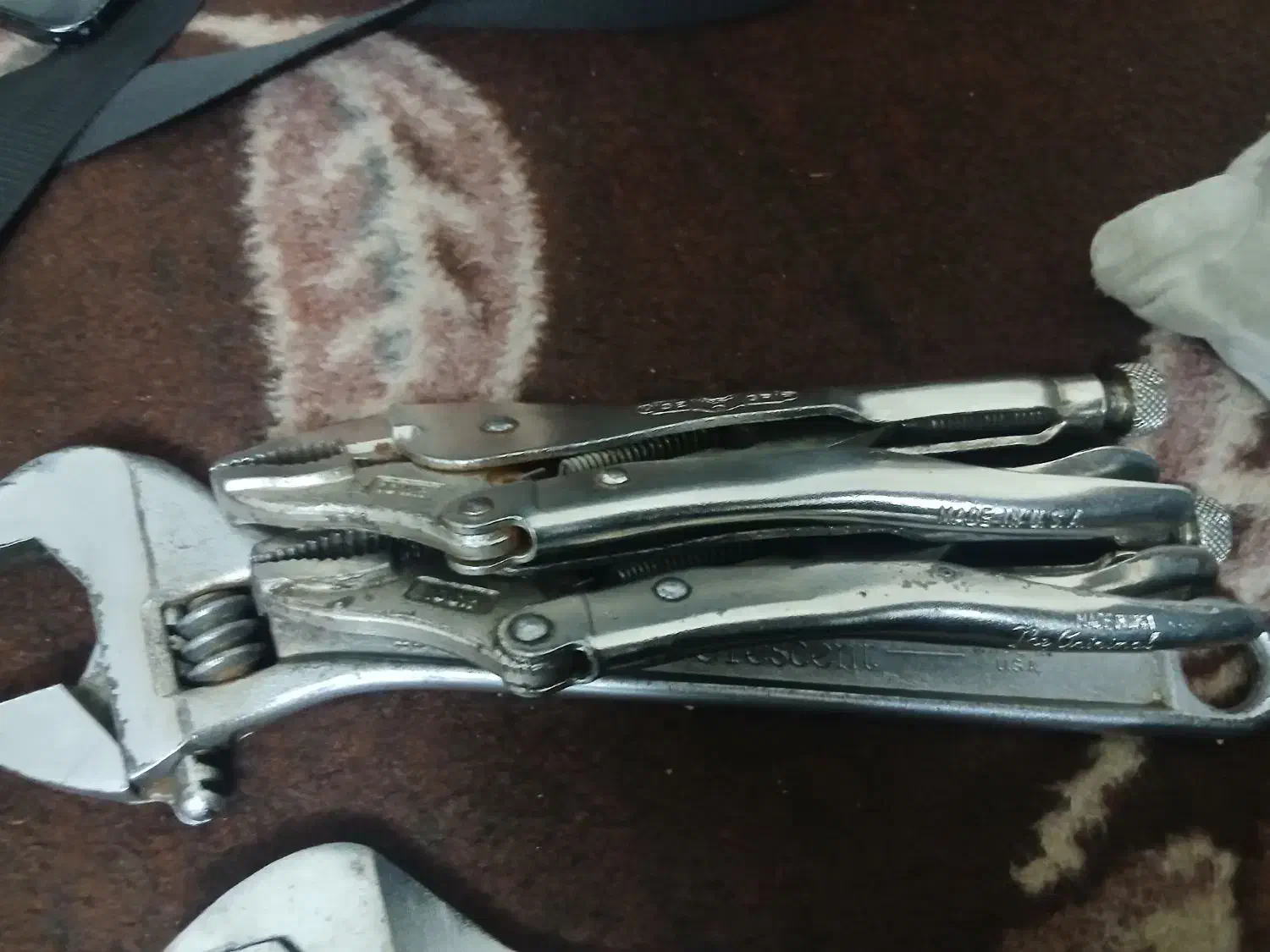 انبر قفلی آچار فرانسه آمریکایی USA کلکسیونی|ابزارآلات|تهران, یاخجی آباد|دیوار