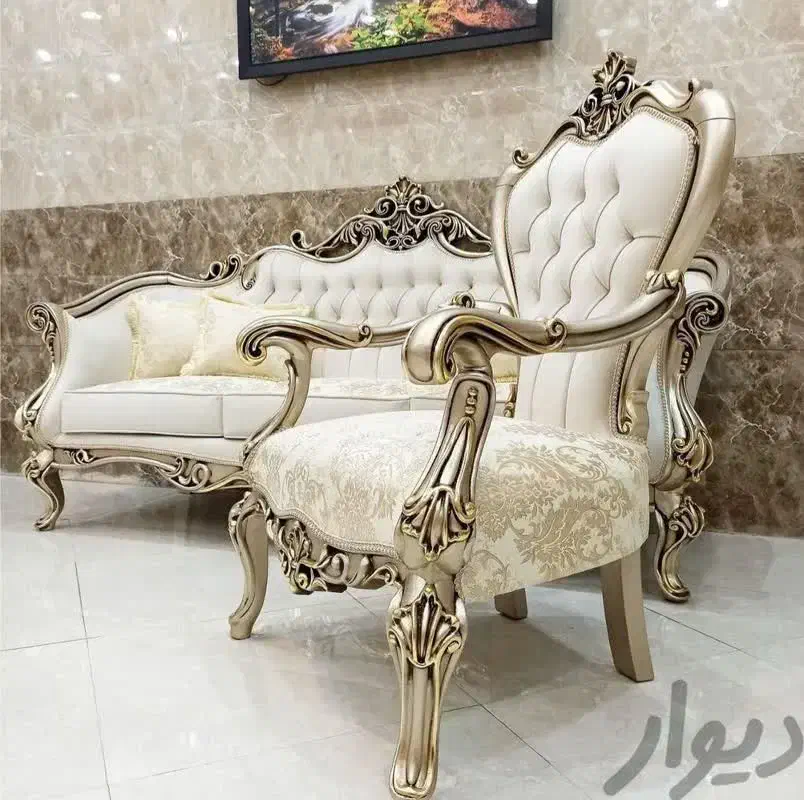 تولید و پخش مبل سلطنتی کلاسیک|مبلمان خانگی و میز عسلی|همدان, |دیوار