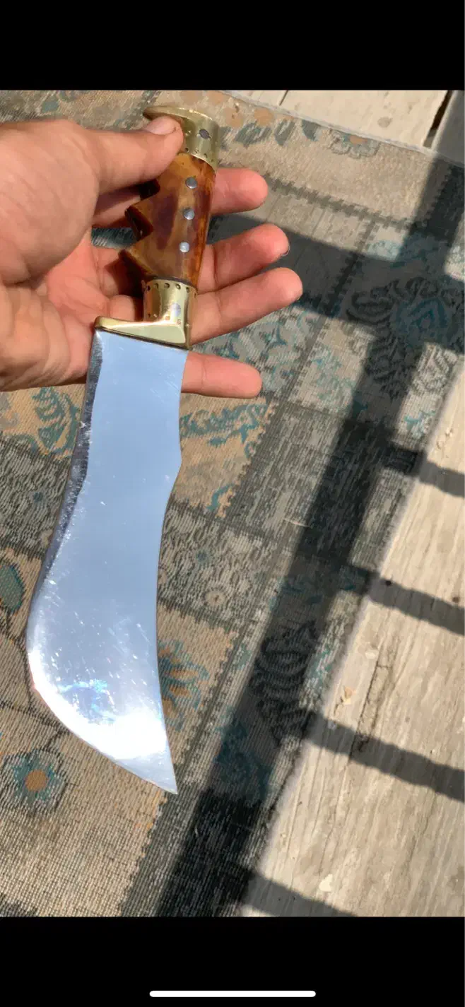 چاقو ترکمن۲۷سانت شافت|کوهنوردی و کمپینگ|گنبد کاووس, |دیوار