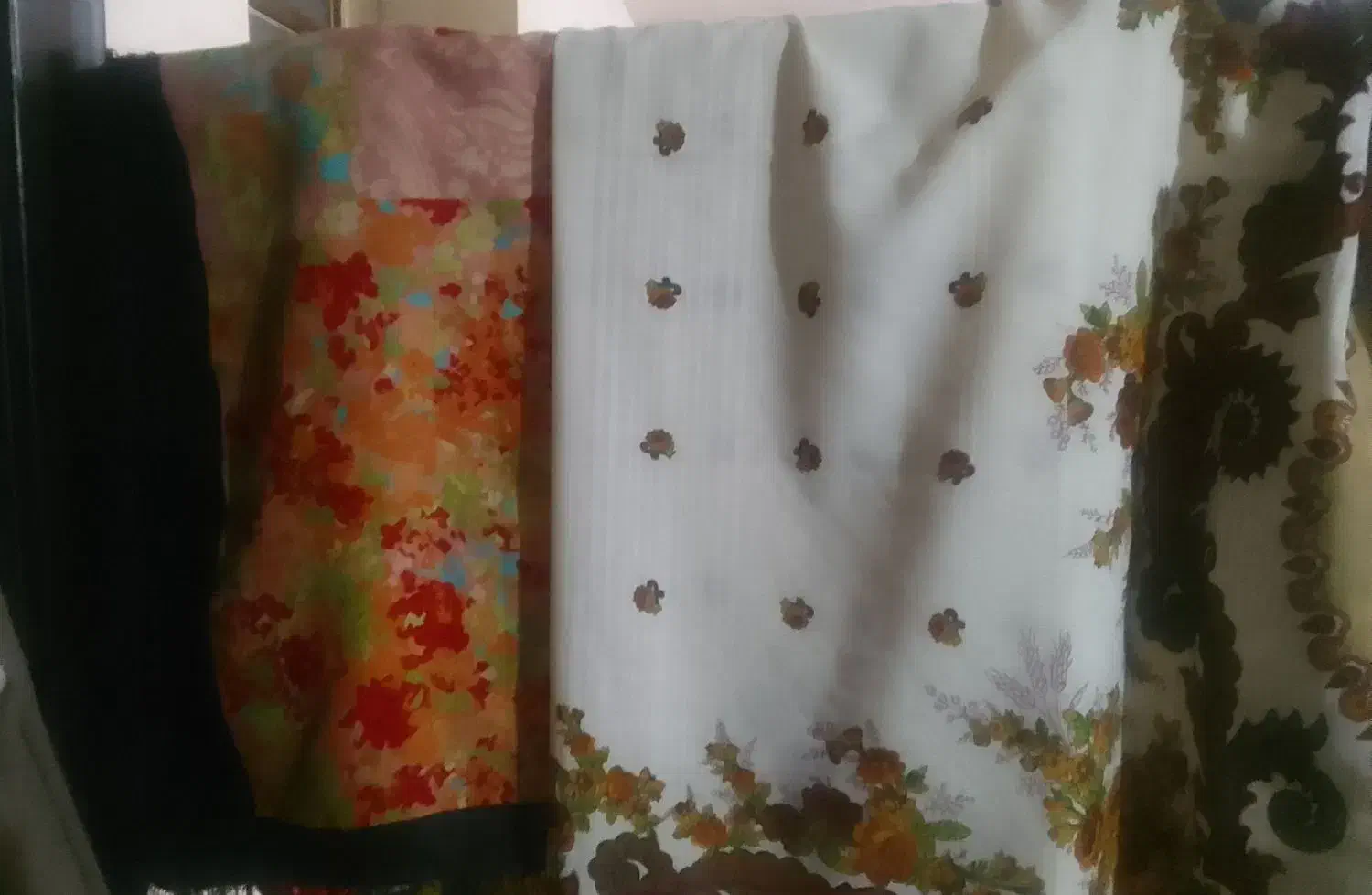 روسری ترکمنی،زیباوریشه دار|لباس|بجنورد, |دیوار