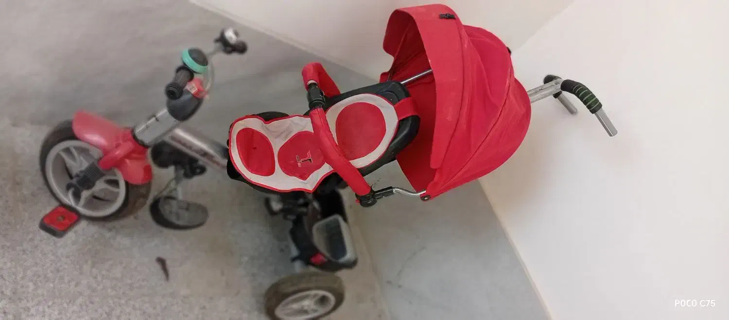 سه چرخه محافظ دار و سایه بان دار|دوچرخه، اسکیت، اسکوتر|همدان, |دیوار