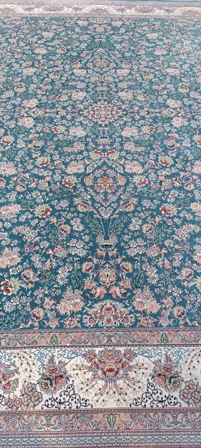 فروش ۱ تخته فرش ( ۹ متری. هزار شانه) تماماً نخ|فرش|قروه, |دیوار