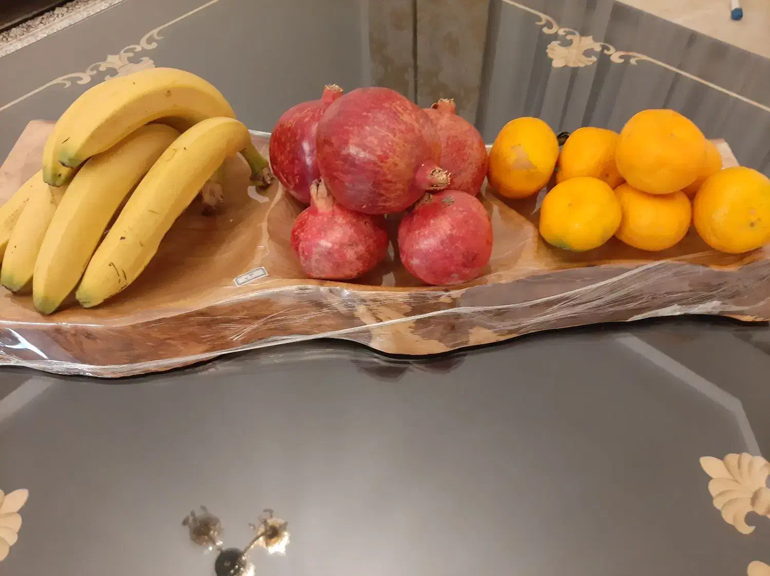 سینی چوبی دفرمه (چندمنظوره )|ظروف سرو و پذیرایی|تهران, زعفرانیه|دیوار