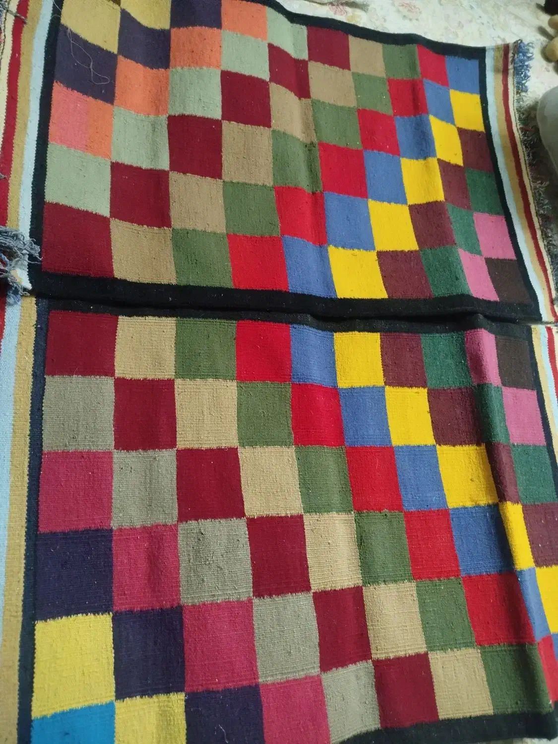 گلیم دست بافت|گلیم، جاجیم، گبه|اصفهان, سروستان|دیوار