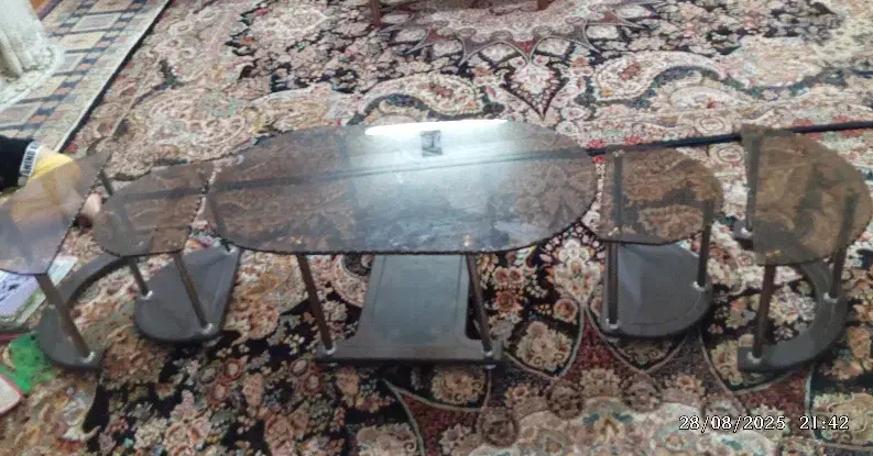 میز عسلی 5عددی جمع‌ شو|مبلمان خانگی و میز عسلی|ساوه, |دیوار