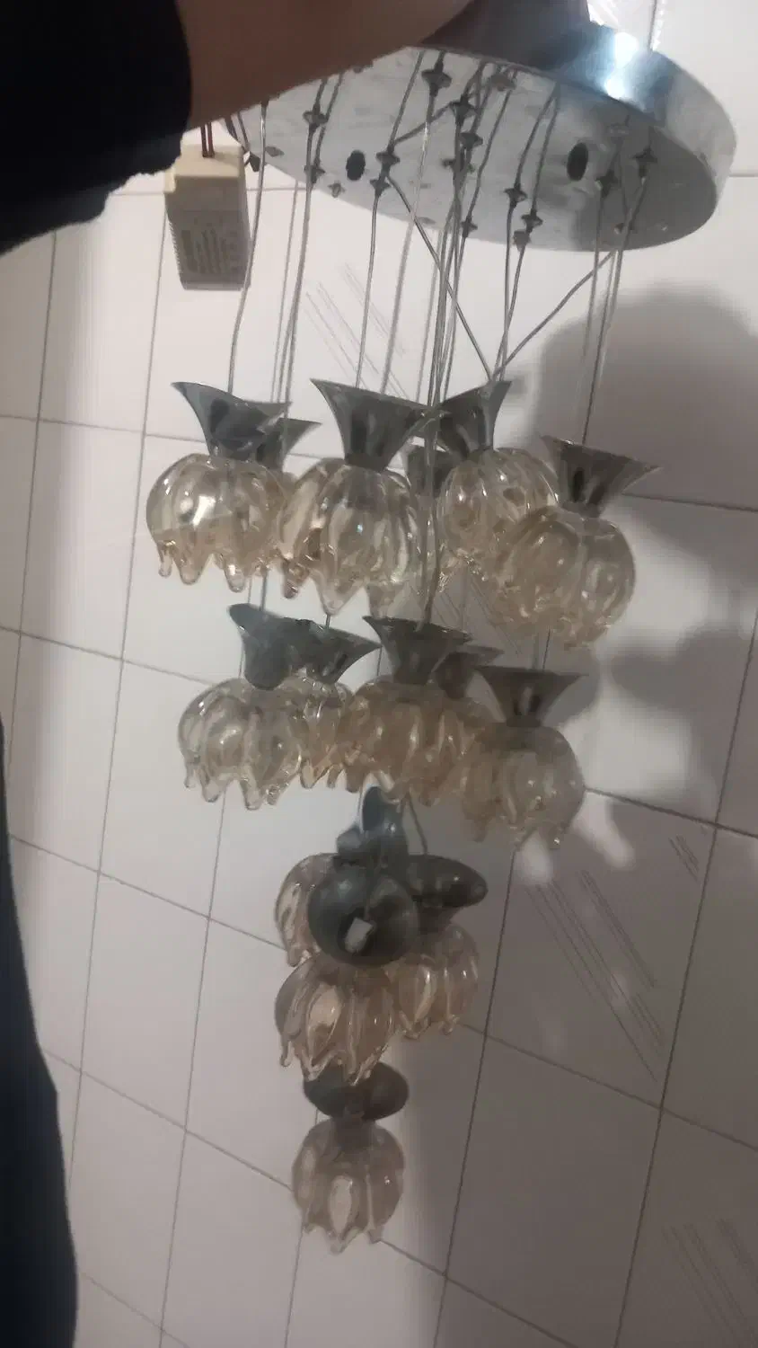 لوستر ۱۵شاخه سالم هست|لوستر و چراغ آویز|تهران, جوادیه تهرانپارس|دیوار