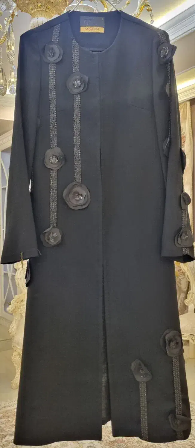 مانتو مجلسی مشکی|لباس|خوی, |دیوار