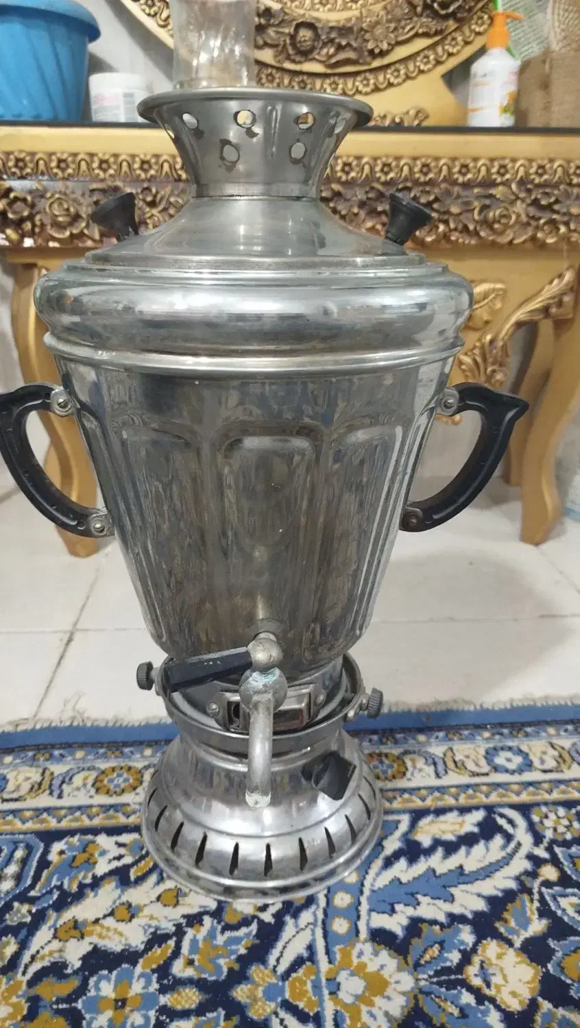 سماور برنجی عتیقه|سماور، چایساز، قهوهساز|مشهد, شهرک شهید باهنر|دیوار