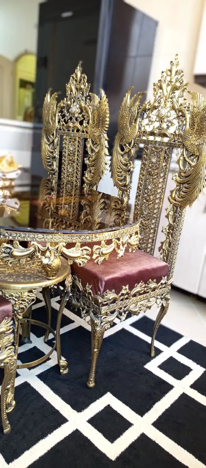 ناهار خوری برنز مبل و جلو مبلی|مبلمان خانگی و میز عسلی|قم, شهدا|دیوار