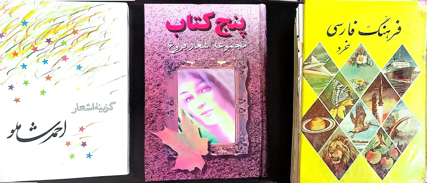 گزینه اشعار شاملو و فروغ و فرهنگ فارسی|کتاب و مجله ادبی|تهران, صادقیه|دیوار