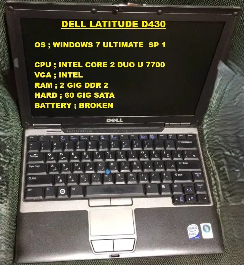 لبتاپ  DELL LATITUDE D430|رایانه همراه|تهران, سعادت‌آباد|دیوار