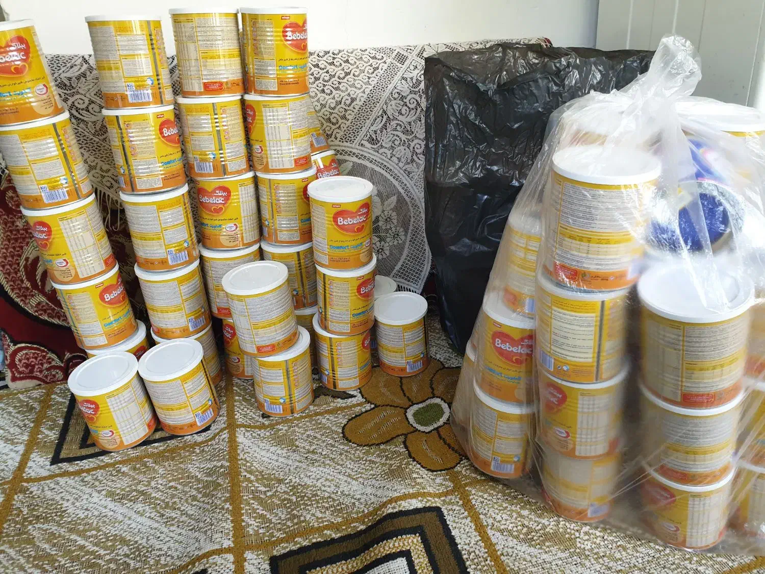 قوطی شیر خشک|ظروف نگهدارنده، پلاستیکی، یکبارمصرف|رشت, نخودچر|دیوار