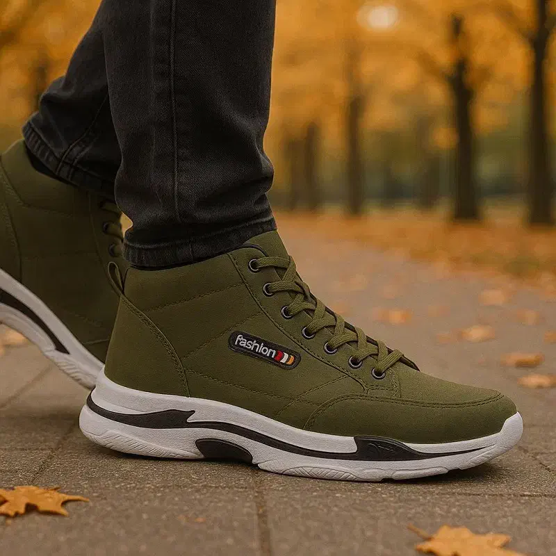 کفش ساقدار مردانه زیتونی مدل EMTO|کیف، کفش، کمربند|گرگان, |دیوار