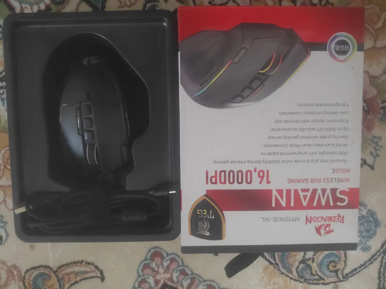 موس ردراگون swain m915rgb wl|قطعات و لوازم جانبی رایانه|اهواز, بهارستان|دیوار