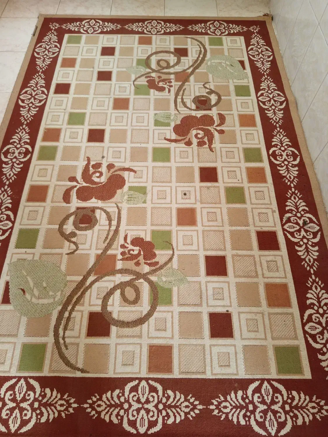 قالیچه گلیم|گلیم، جاجیم، گبه|سبزوار, رضوان|دیوار