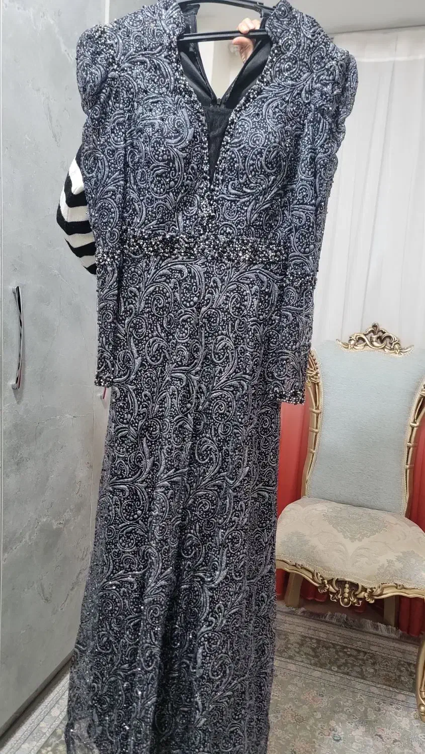 لباس مجلسی زنانه کارشده نو|لباس|هشتگرد, فاز ۲ مهستان|دیوار