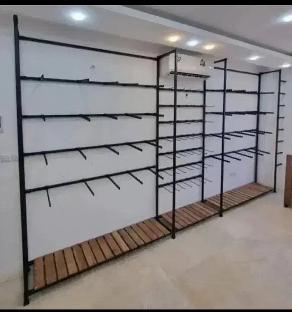 قفسه فلزی|کتابخانه، شلف، قفسه‌های دیواری|فلاورجان, |دیوار