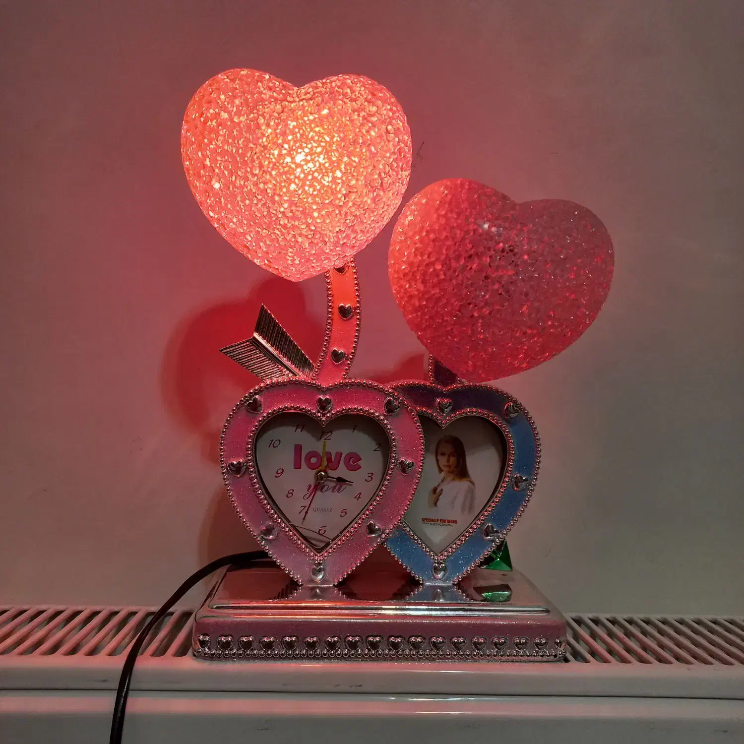 آباژور قلب آکبند همراه با جعبه کادویی|چراغ خواب و آباژور|تبریز, |دیوار