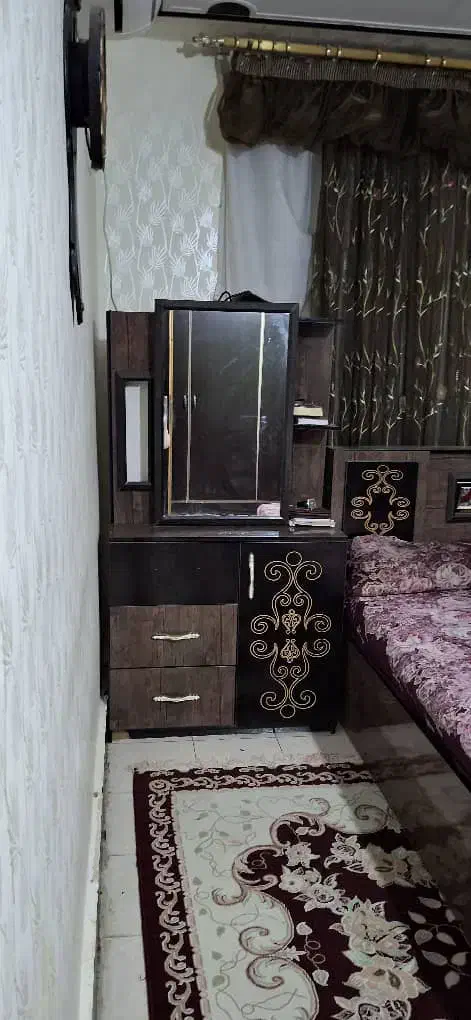 سرویس خواب دونفره|تخت و سرویس خواب|حمیدیه, |دیوار