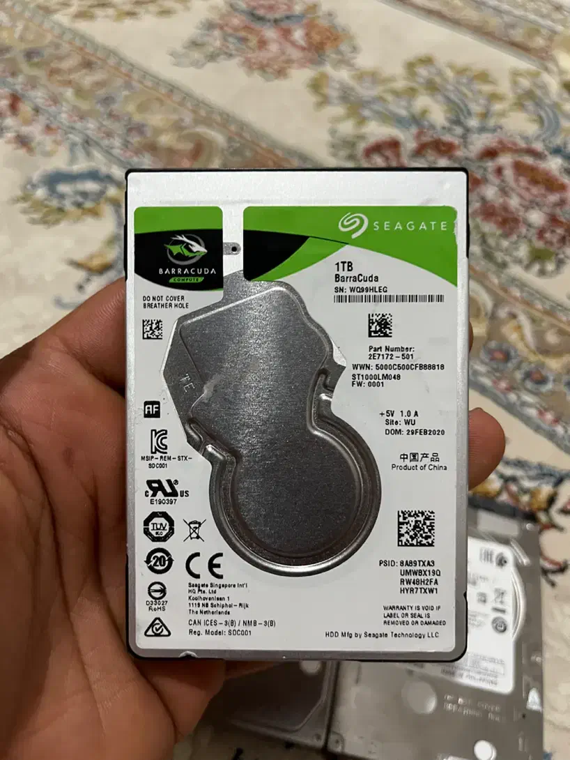 هارد ۱ترا لپ تاب و پلی استیشن ۴ سلامت صدرصد|قطعات و لوازم جانبی رایانه|مشهد, راه آهن|دیوار