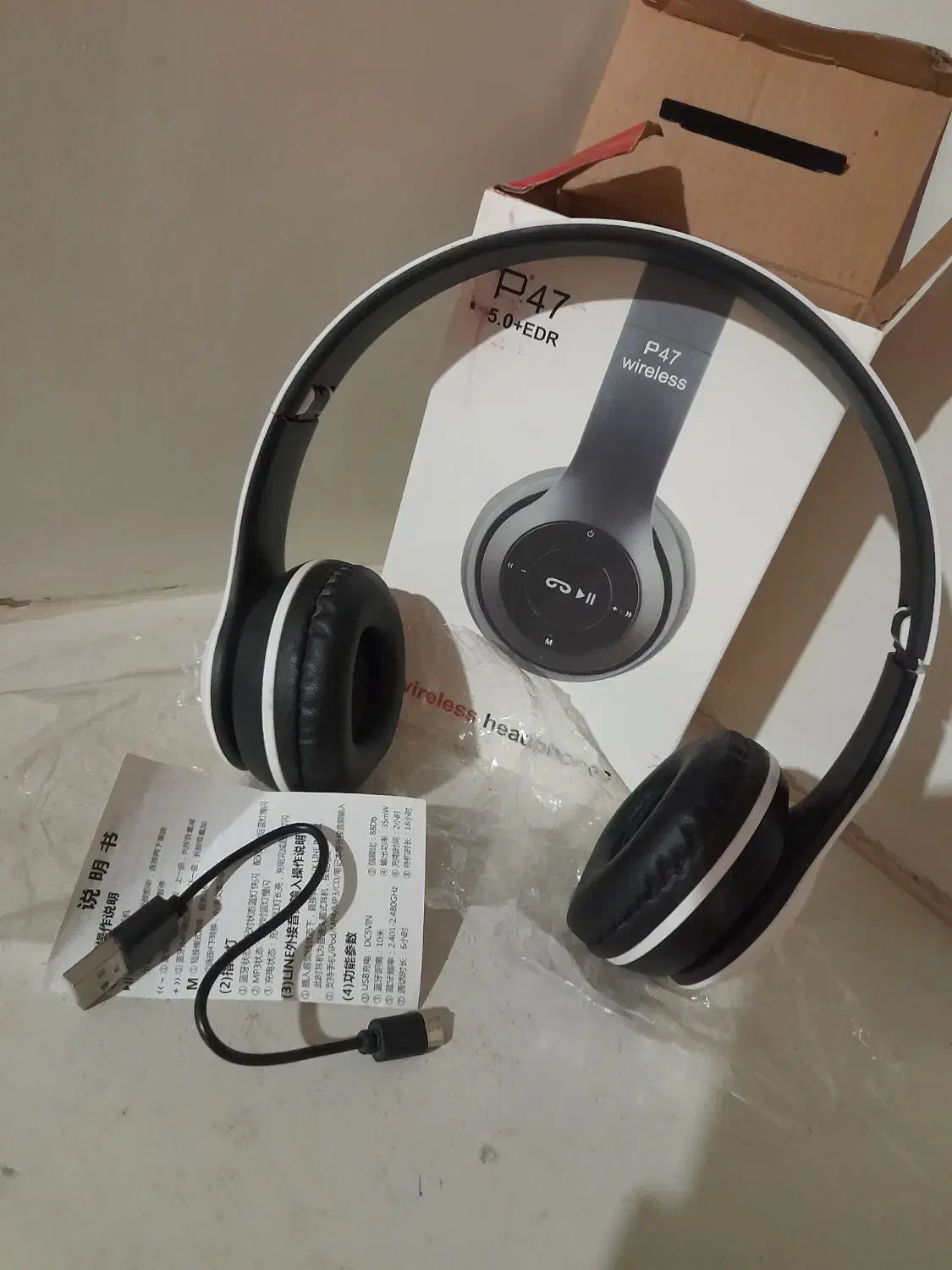 هدفون p47 نو و کارتون نوکیا اصلی|لوازم جانبی موبایل و تبلت|کرمانشاه, |دیوار