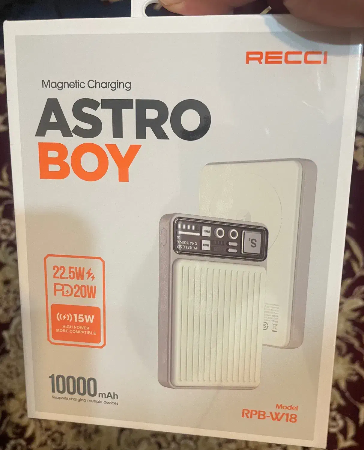 پاوربانک وایرلس رسی مدل Rpb-w18|لوازم جانبی موبایل و تبلت|تهران, دهکده المپیک|دیوار