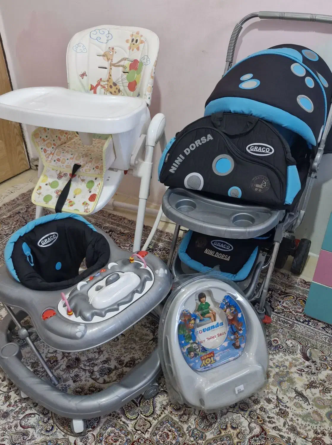 وسایل کودک زیبا و لاکچری|کالسکه و لوازم جانبی|بجنورد, |دیوار