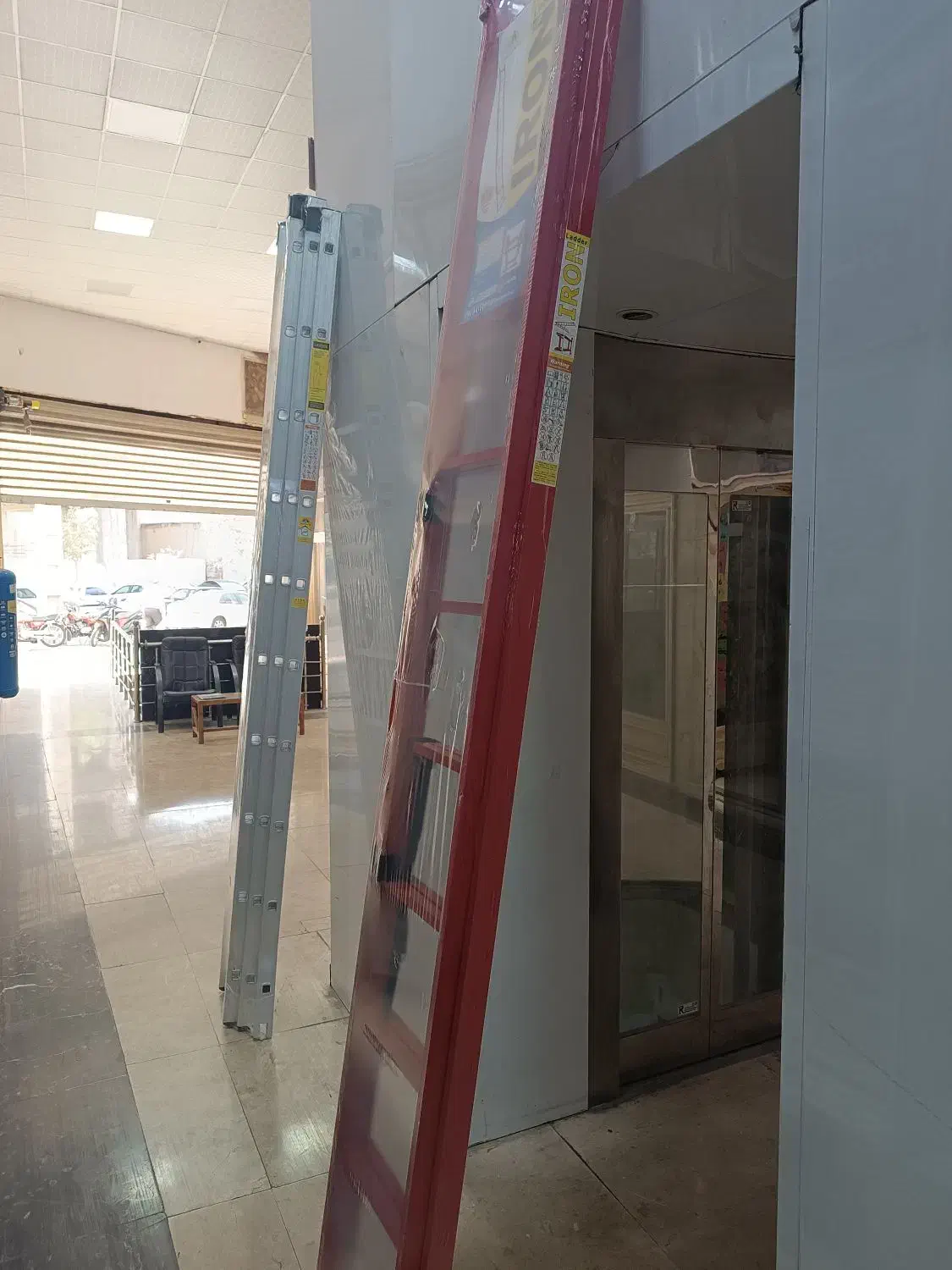 نردبان مخابراتی ۹ متری آلومینیوم کشویی سه تکه|ابزارآلات|قدس, شهرقدس|دیوار