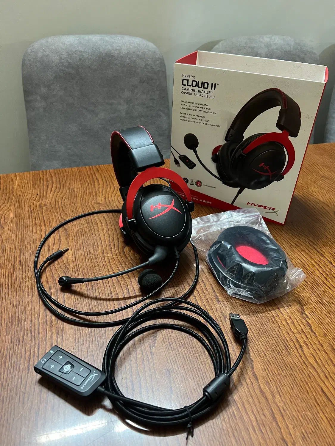 هدست گیمینگ hyper x cloud ll|قطعات و لوازم جانبی رایانه|ساری, |دیوار