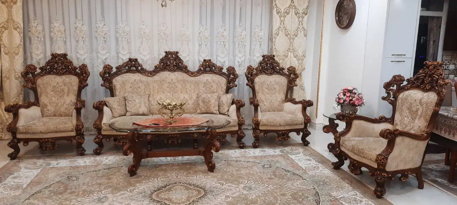 مبل سلطنتی|مبلمان خانگی و میز عسلی|اردبیل, |دیوار