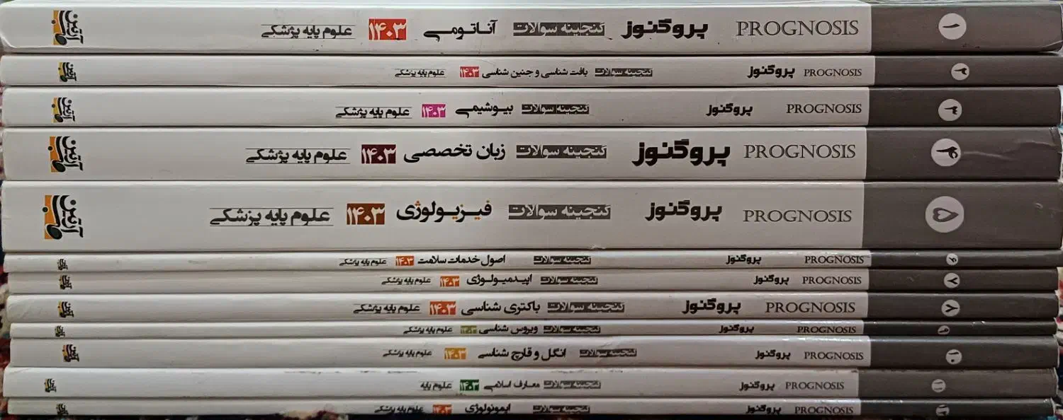 پک کامل گنجینه سوالات پروگنوز پزشکی ۱۴۰۳|کتاب و مجله آموزشی|قم, چهار مردان|دیوار
