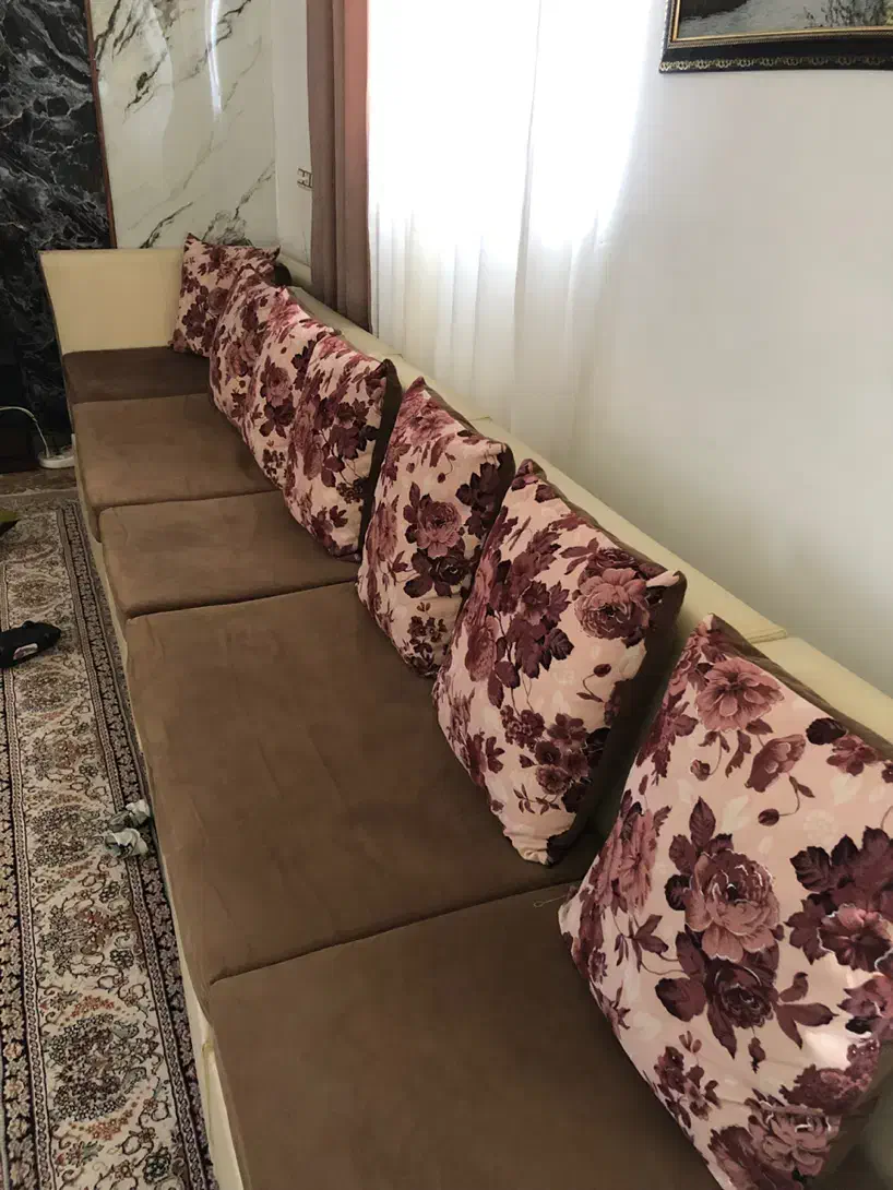 مبل راحتی چرم|مبلمان خانگی و میز عسلی|ساری, |دیوار