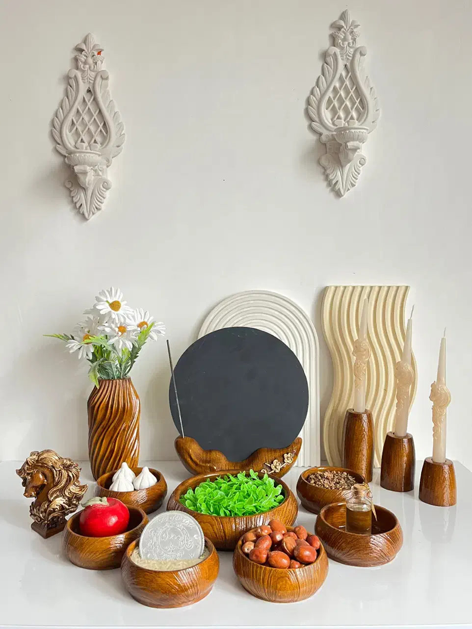 هفت سین 1405|مجسمه، تندیس، ماکت|شیراز, احمدی جنوبی|دیوار