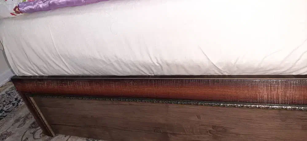 تخت دونفرباکفی بدون تشک بوفه صندلی بچه میز|تخت و سرویس خواب|مشهد, کوی المهدی|دیوار