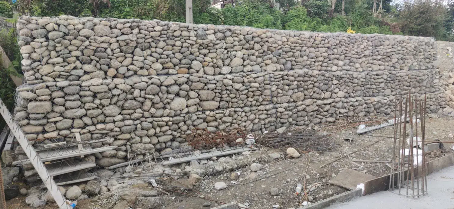 انجام کارهای سنگ چین مالون گابیون بندی|خدمات پیشه و مهارت|رشت, جماران|دیوار