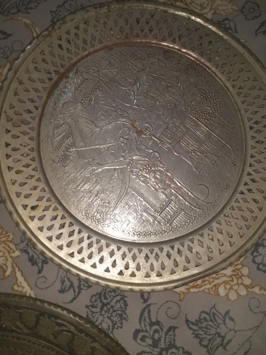 تابلوخیلی قدیمی  ظرف خییلی قدیمی|کلکسیون اشیاء عتیقه|خرم‌آباد, |دیوار