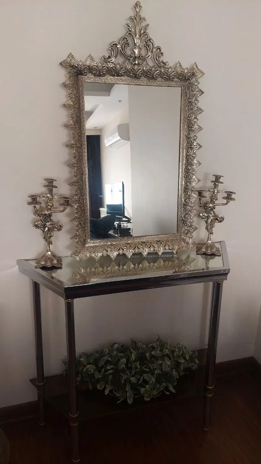 آینه وشمعدان برنز|آینه|کرج, عظیمیه|دیوار