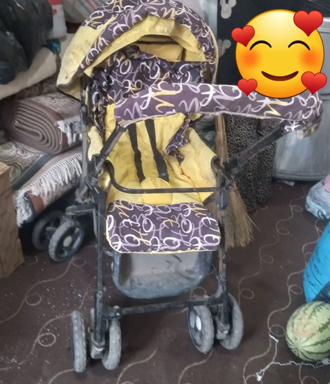 کالسکه سالم و تمیز مشکلی ندارد|کالسکه و لوازم جانبی|کردکوی, |دیوار