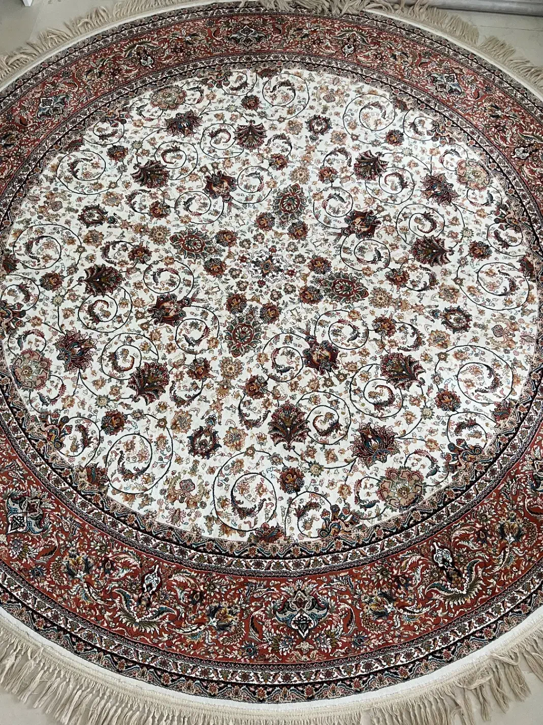 فروش فوری فرش دایره قطر ۲ متر|فرش|تهران, سعادت‌آباد|دیوار