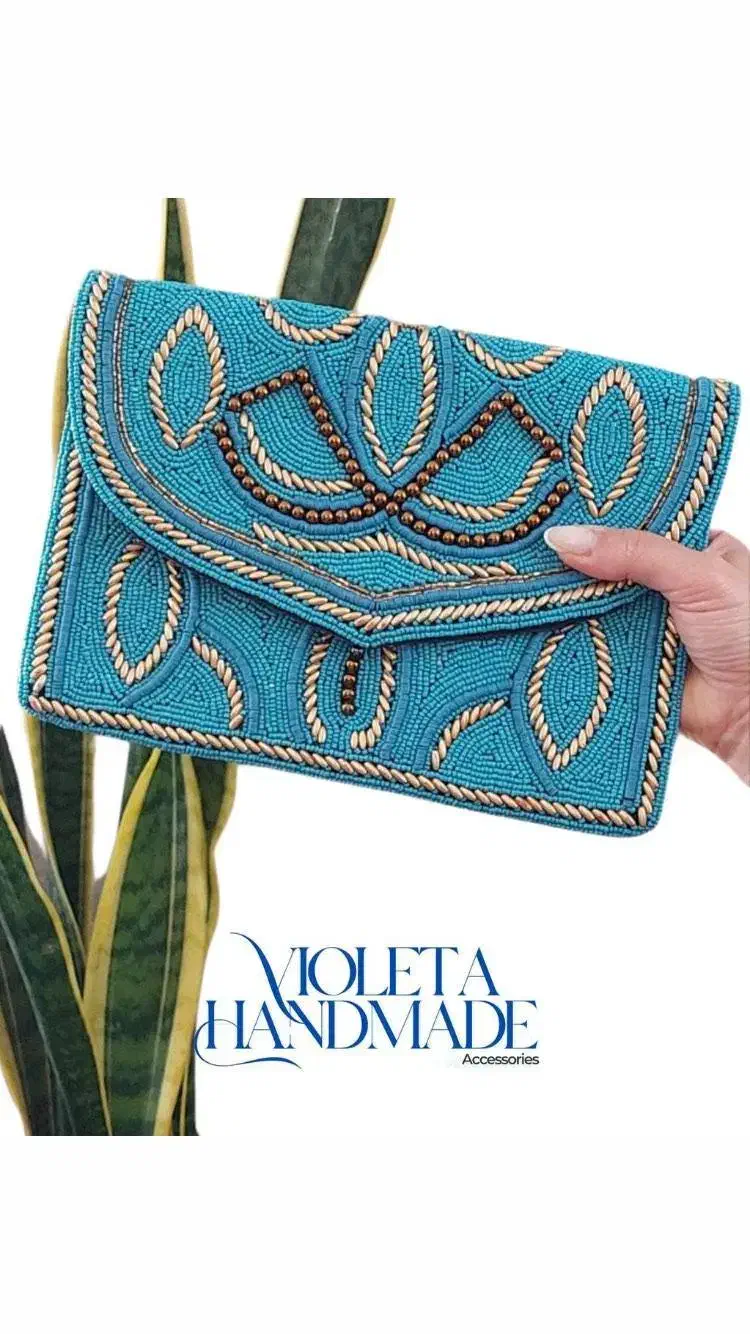 کیف دست ساز سنگدوزی واردات هند|کیف، کفش، کمربند|رشت, بلوار گیلان|دیوار