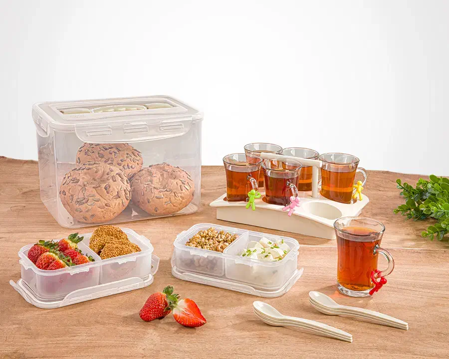 سرویس چایی خوری ۶ نفره لیمون|ظروف سرو و پذیرایی|علیآباد کتول, |دیوار