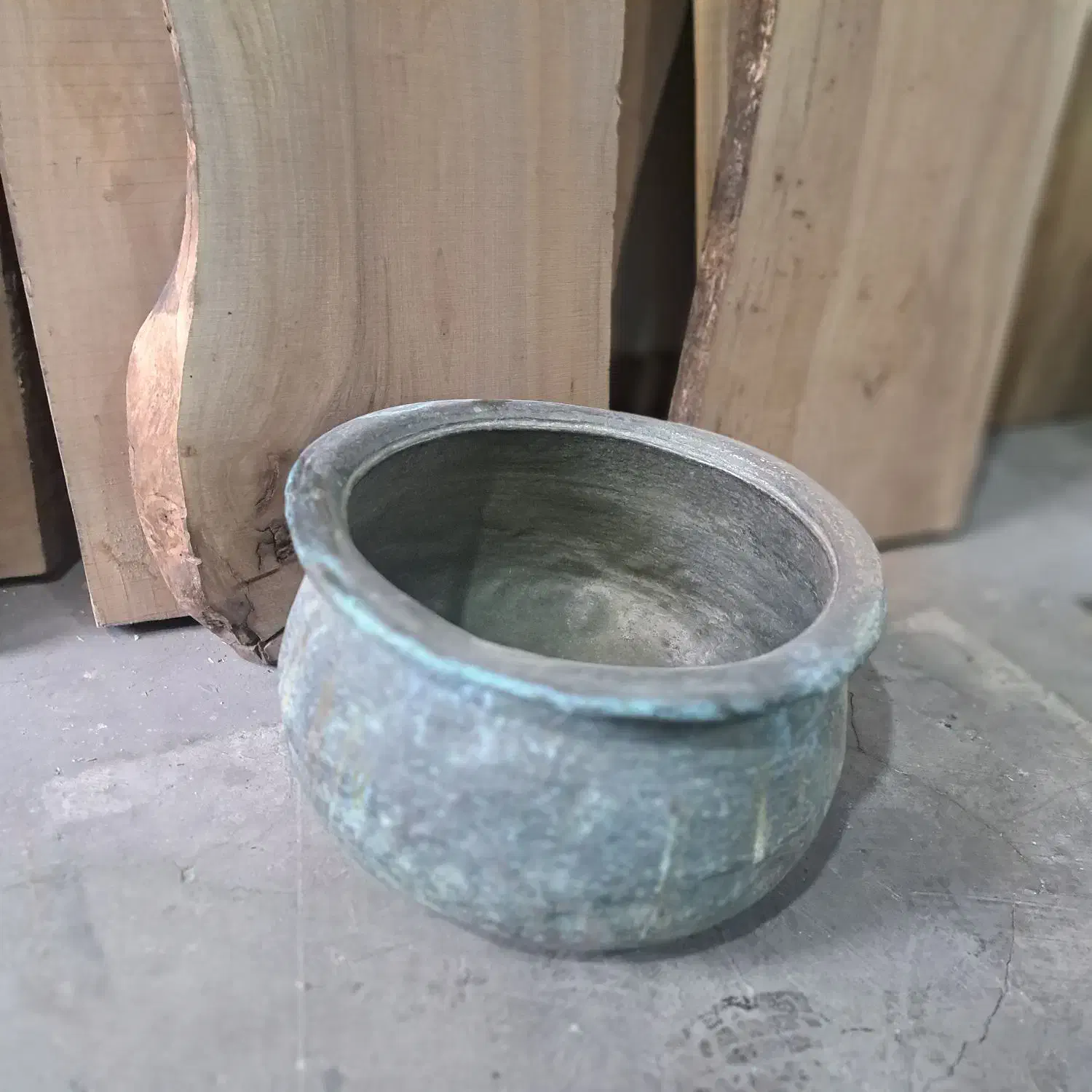 دیگ مسی آنتیک|کلکسیون اشیاء عتیقه|کرج, کمال‌شهر|دیوار