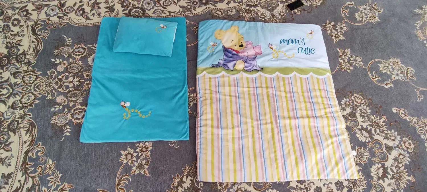 سرویس پتو وتشک وکیسه خاب نوزادی جنس مخمل درجه یک|رختخواب، بالش، پتو|سبزوار, امیر کبیر|دیوار