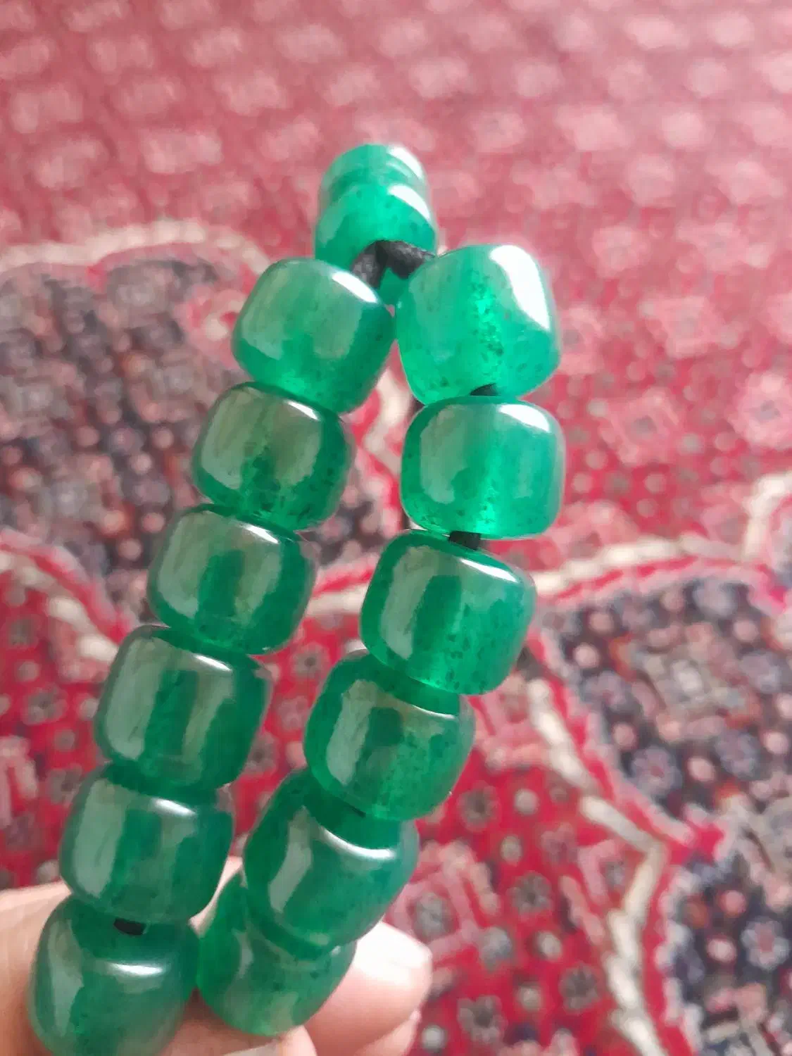 تسبیح سندلوس کهنه اصل|کلکسیون اشیاء عتیقه|سقز, |دیوار