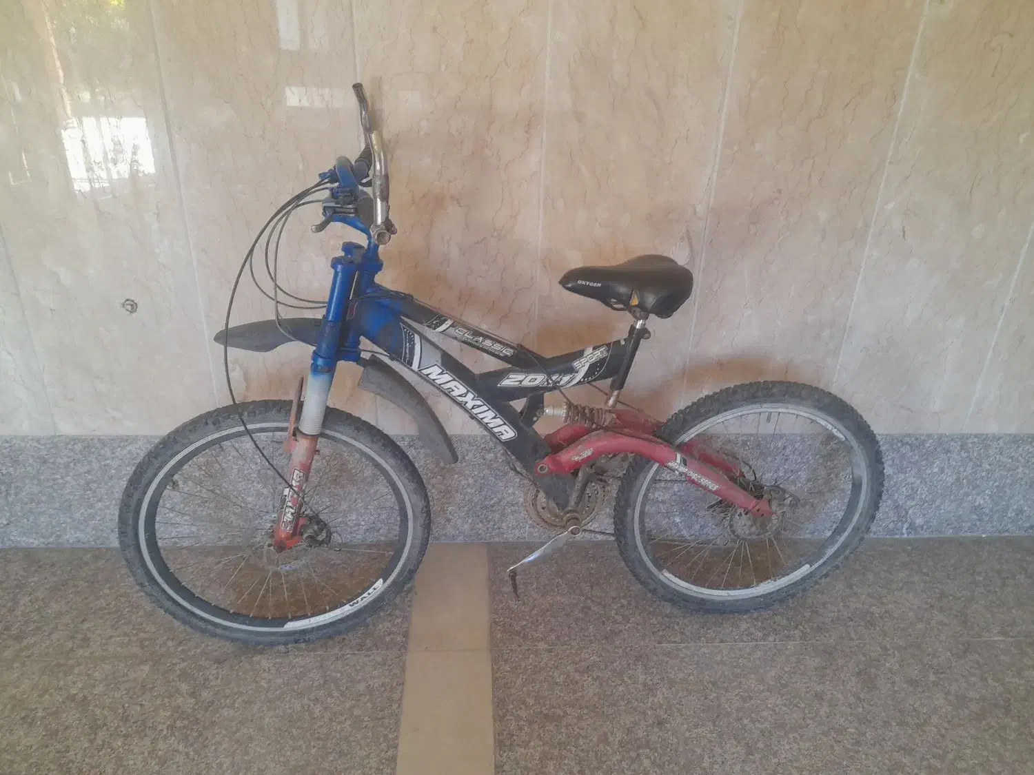 دوچرخه 26کاملاسالم فقط لاستیک جلویه کم ضعیف است|دوچرخه، اسکیت، اسکوتر|رودهن, |دیوار